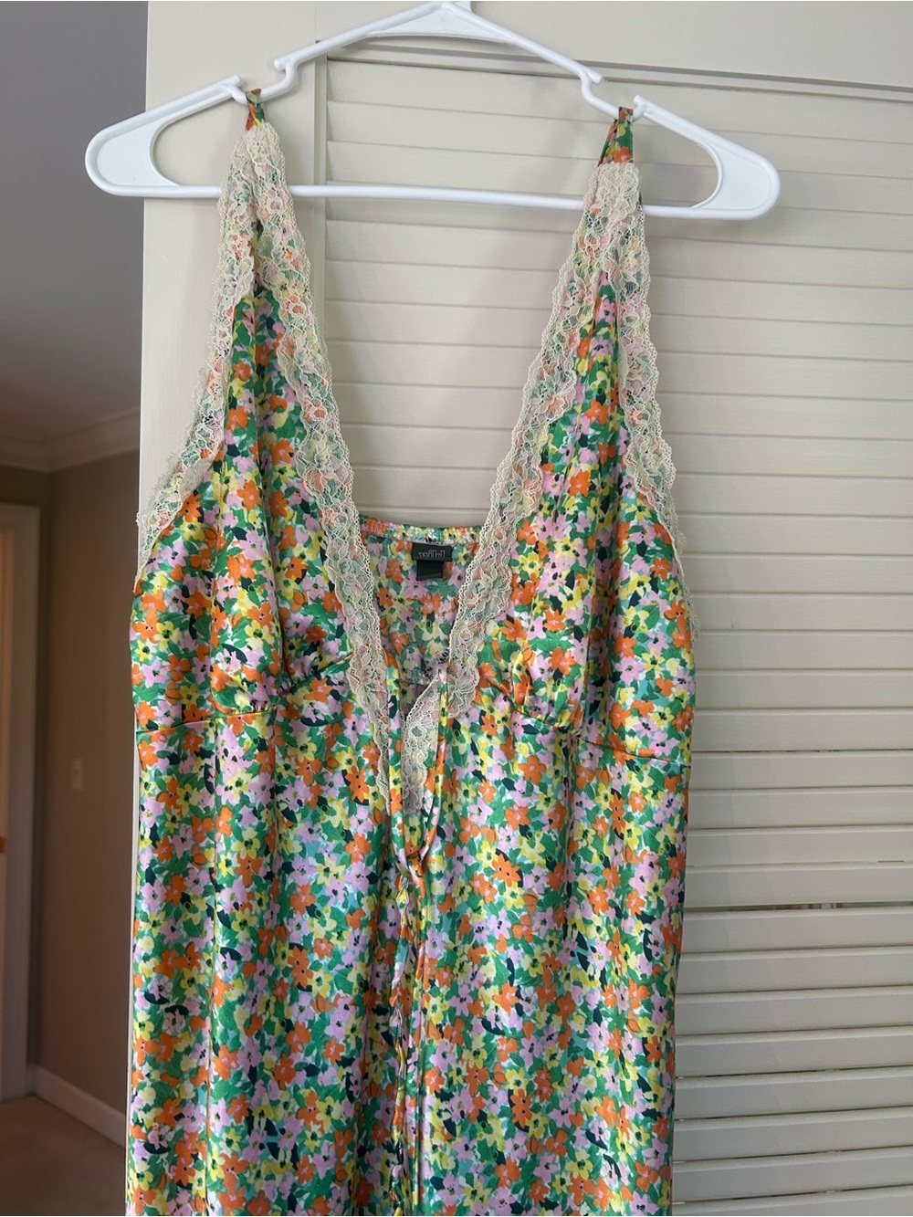 Wild Fable Floral Maxi Dress in Green, Orange, Pink